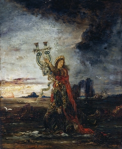 Arion [1891] by Gustave Moreau [1826–1898]
